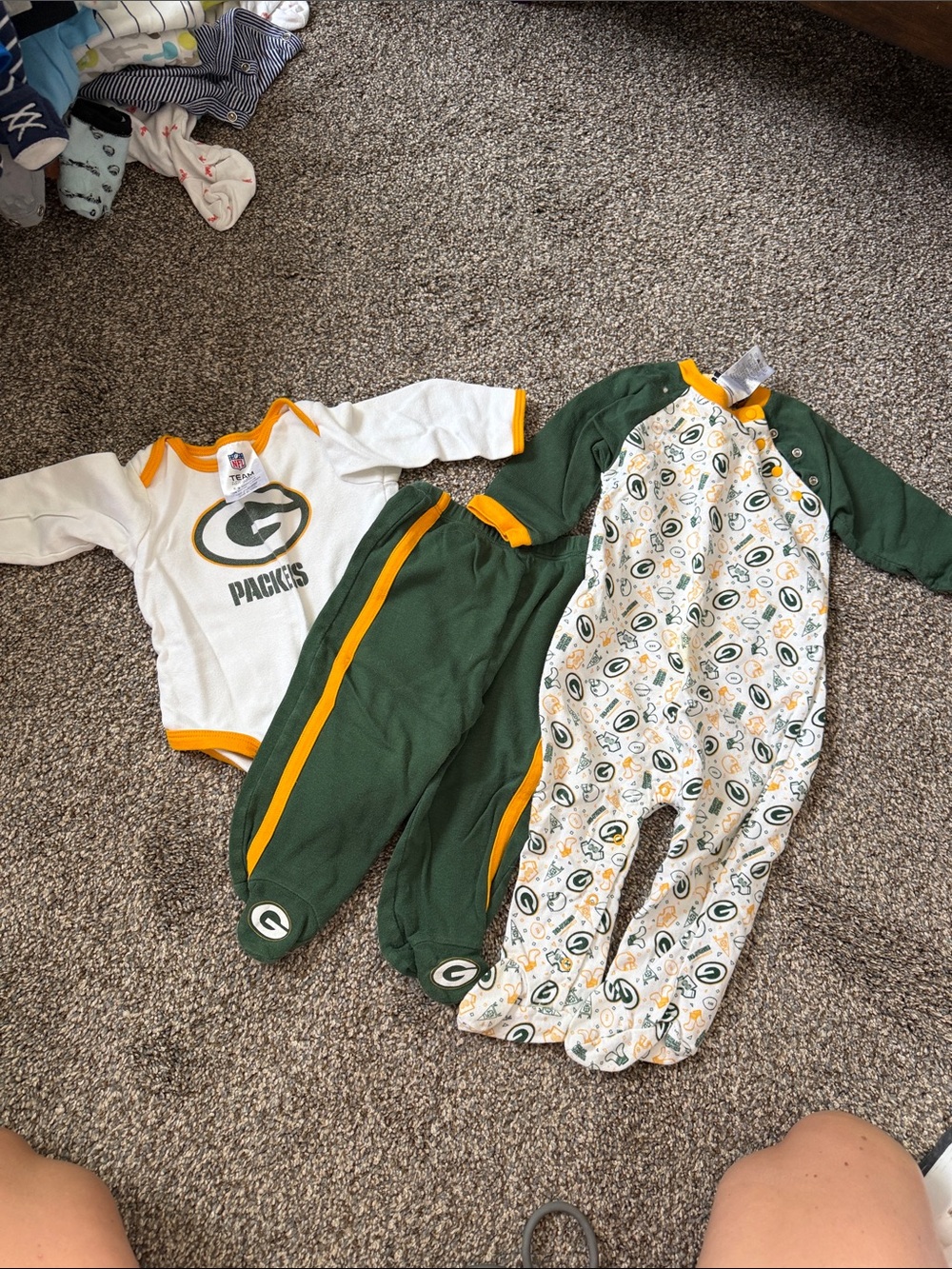 Green Bay Packers Baby Set 6-9M 🏈